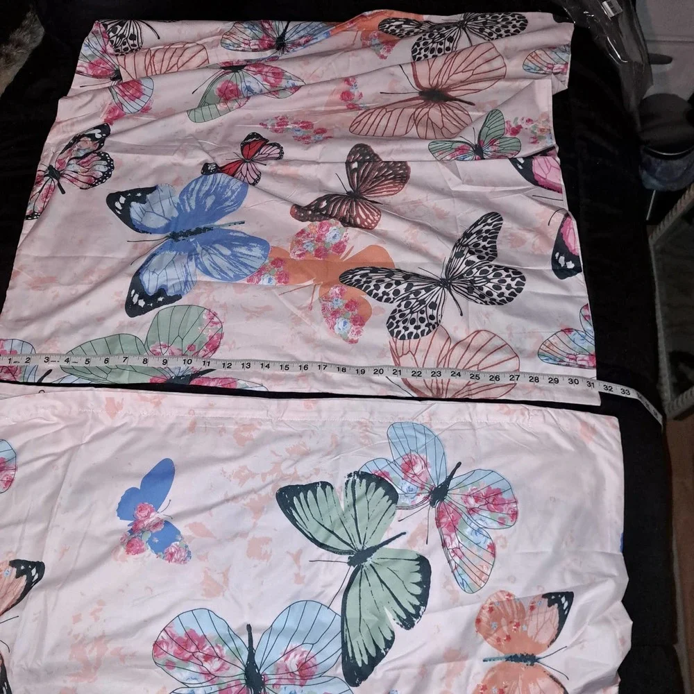NEW in BAG - Buttery Soft Twin-Full Butterfly Duvet with 1 LG Pillow Sham